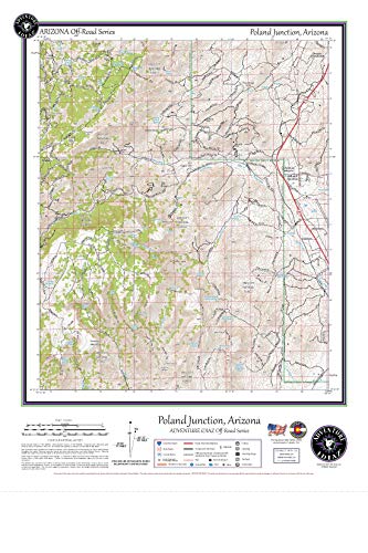 Poland Junction, Arizona / Off-Road Series - Wide World Maps & MORE! - Map - Adventure iDiaz Maps - Wide World Maps & MORE!