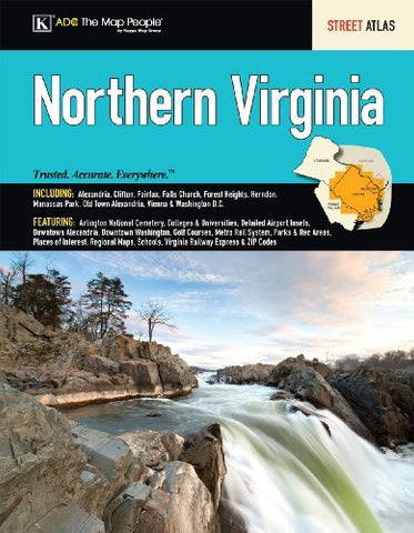 Virginia State Northern Street Atlas - Wide World Maps & MORE! - Book - Wide World Maps & MORE! - Wide World Maps & MORE!