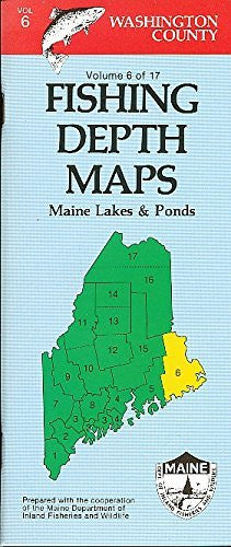 Fishing Depth Maps - Washington County Maine Lakes and Ponds | Wide ...