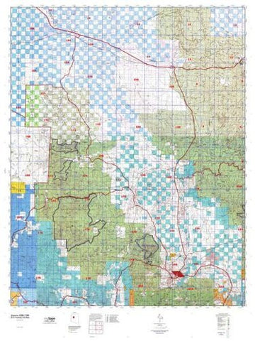 Arizona GMU 19B Hunt Area / Game Management Unit (GMU) Map - Wide World Maps & MORE! - Map - MyTopo - Wide World Maps & MORE!