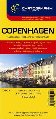 Copenhagen (Michelin City Plans) (English, French and German Edition) - Wide World Maps & MORE! - Book - Cartographia - Wide World Maps & MORE!