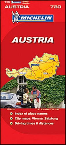 Michelin Map No. 730 Austria, Scale 1:400,000 - Wide World Maps & MORE! - Book - Wide World Maps & MORE! - Wide World Maps & MORE!