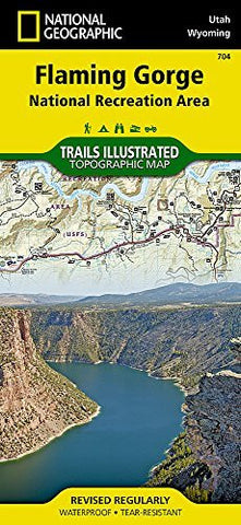 Flaming Gorge National Recreation Area (National Geographic Trails Illustrated Map) - Wide World Maps & MORE! - Map - National Geographic Maps - Wide World Maps & MORE!