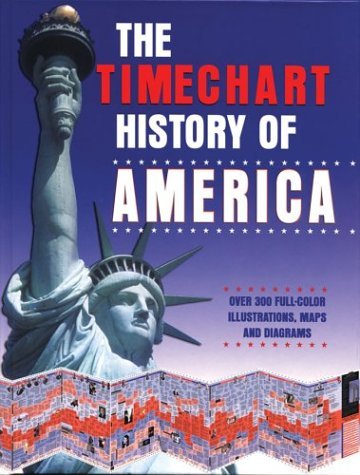 The Timechart History of America: Over 300 Full-Color Illustrations, Maps and Diagrams - Wide World Maps & MORE! - Book - Brand: MetroBooks - Wide World Maps & MORE!