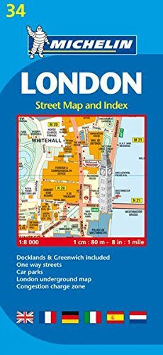 Michelin Map #34 London - Wide World Maps & MORE! - Map - Michelin Travel Publications (COR) - Wide World Maps & MORE!