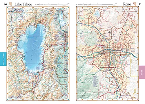 Nevada Road and Recreation Atlas - 8th Edition, 2021 [Map] Benchmark Maps - Wide World Maps & MORE!