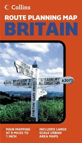 Britain (Route Planning Map) - Wide World Maps & MORE! - Book - Collins - Wide World Maps & MORE!