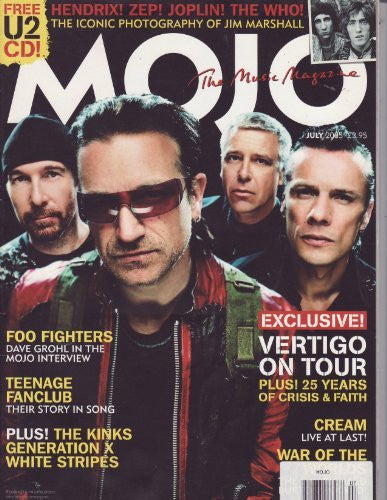 Mojo # 140 - July 2005 - U2 - Wide World Maps & MORE! - Book - Wide World Maps & MORE! - Wide World Maps & MORE!