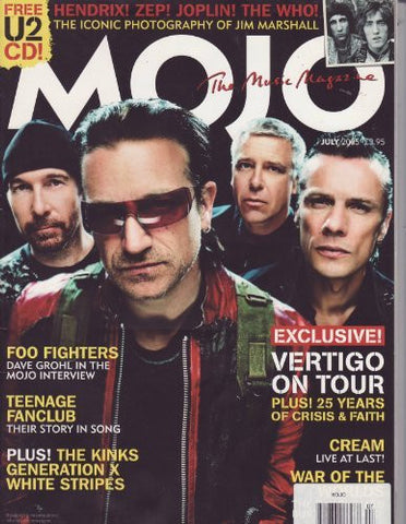 Mojo # 140 - July 2005 - U2 - Wide World Maps & MORE! - Book - Wide World Maps & MORE! - Wide World Maps & MORE!