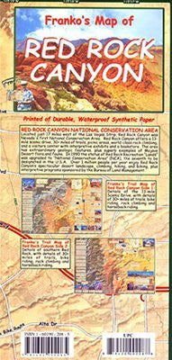 FRANKO MAPS MAP FML CA RED ROCK CANYON GUIDE - Wide World Maps & MORE! - Sports - Franko Maps - Wide World Maps & MORE!