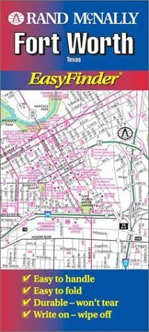 Rand McNally Fort Worth Easyfinder Map - Wide World Maps & MORE! - Book - Wide World Maps & MORE! - Wide World Maps & MORE!