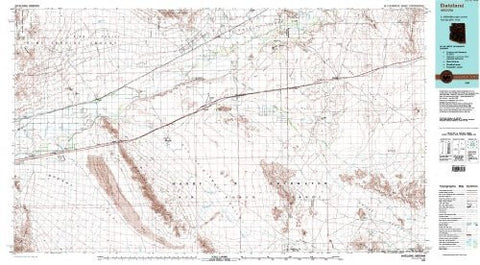 Dateland Arizona 1:100,000-scale Topographic USGS Map: 30 X 60 Minute Series (1980) - Wide World Maps & MORE! - Book - Wide World Maps & MORE! - Wide World Maps & MORE!