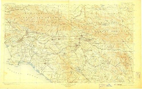 Southern California Topograhic Map, Jumbo Sheet No. 1 [Paper/Non-Laminated] 1907 - Wide World Maps & MORE! - Map - Wide World Maps & MORE! - Wide World Maps & MORE!