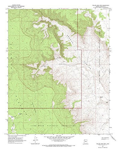 Yellow John Mountain, Arizona 7.5' - Wide World Maps & MORE!