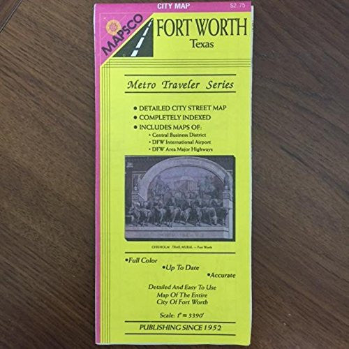 Fort Worth City Map - Wide World Maps & MORE! - Book - Wide World Maps & MORE! - Wide World Maps & MORE!