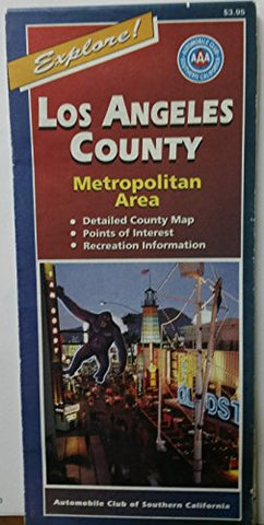 Explore Los Angeles County metropolitan area - Wide World Maps & MORE! - Book - Wide World Maps & MORE! - Wide World Maps & MORE!