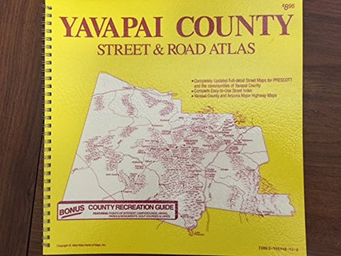 Yavapai County Street & Road Atlas - Wide World Maps & MORE! - Book - Wide World Maps & MORE! - Wide World Maps & MORE!