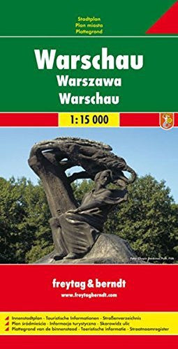 Warsaw - Wide World Maps & MORE! - Book - Freytag & Berndt - Wide World Maps & MORE!