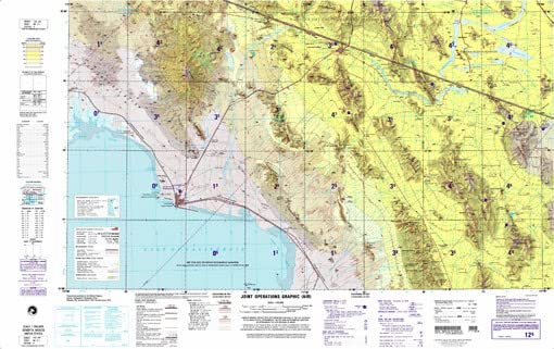 Sonoyta, Mexico - Sonoita, Arizona Joint Operations 1:250,000 Navigation Map [Map] Staff - Wide World Maps & MORE!