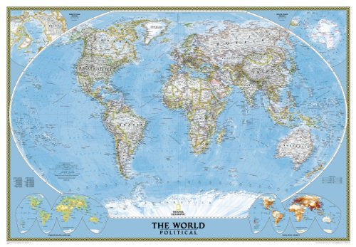 World Classic [Mural] (National Geographic Reference Map) - Wide World Maps & MORE! - Map - National Geographic - Wide World Maps & MORE!