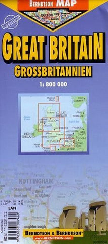 Great Britain Map by Berndtson & Berndtson - Wide World Maps & MORE! - Book - Wide World Maps & MORE! - Wide World Maps & MORE!