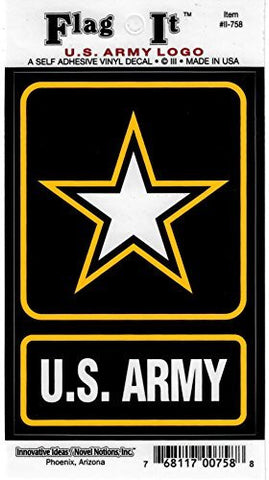 Vinyl Decal- U.S. Army - Wide World Maps & MORE! - Automotive Parts and Accessories - Flag It - Wide World Maps & MORE!