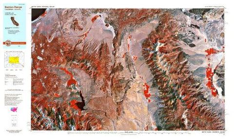 Benton Range, California--Nevada, 1987 : 1:100 000-scale satellite-image map : 30 x 60 minute satellite image map (SuDoc I 19.110:37118-E 1-SI-100/987) - Wide World Maps & MORE! - Book - Wide World Maps & MORE! - Wide World Maps & MORE!