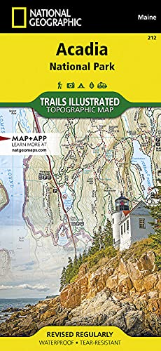 Acadia National Park (National Geographic Trails Illustrated Map, 212) - Wide World Maps & MORE!