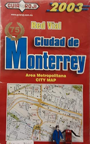 Monterrey City Map - Wide World Maps & MORE! - Book - Wide World Maps & MORE! - Wide World Maps & MORE!