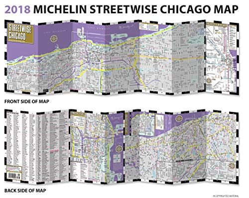 Streetwise Chicago Map - Laminated City Center Street Map of Chicago, Illinois (Michelin Streetwise Maps) - Wide World Maps & MORE!