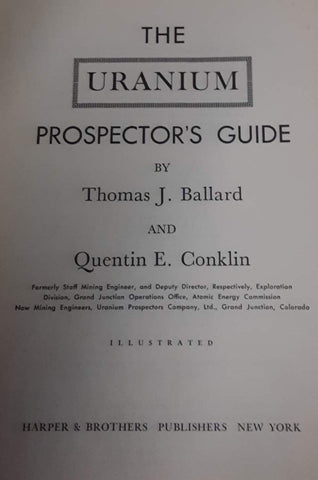 The uranium prospector's guide, - Wide World Maps & MORE!