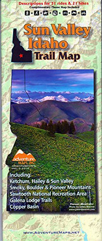 Sun Valley Idaho Trail Map - Wide World Maps & MORE! - Book - Wide World Maps & MORE! - Wide World Maps & MORE!