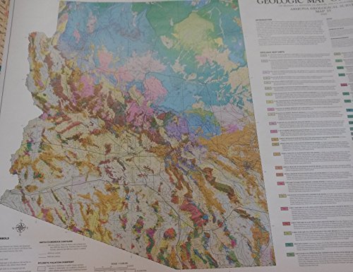 Geologic Map of Arizona, Paper/Non-Laminated - Wide World Maps & MORE! - Map - Arizona Geologic Survey - Wide World Maps & MORE!