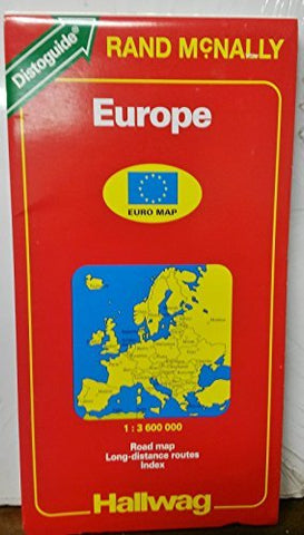 Hallwag Road Map/Distoguide: Europe: 1994 - Wide World Maps & MORE! - Book - Wide World Maps & MORE! - Wide World Maps & MORE!