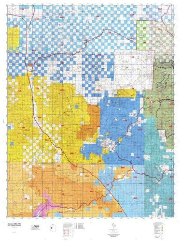 Arizona GMU 18B Hunt Area / Game Management Unit (GMU) Map - Wide World Maps & MORE! - Map - MyTopo - Wide World Maps & MORE!