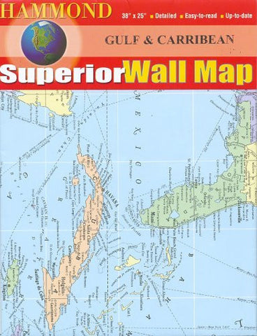Gulf and Caribbean (Hammond Superior Series) - Wide World Maps & MORE! - Book - Wide World Maps & MORE! - Wide World Maps & MORE!