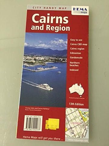 Cairns and Region City Handy Map - Wide World Maps & MORE! - Book - Wide World Maps & MORE! - Wide World Maps & MORE!