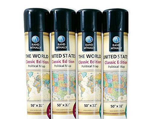 Rand McNally Classic United States Wall Map - Wide World Maps & MORE! - Map - Rand McNally & Company - Wide World Maps & MORE!