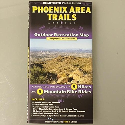 Phoenix Area Trails Outdoor Recreation Map - Wide World Maps & MORE! - Map - Beartooth Publishing - Wide World Maps & MORE!