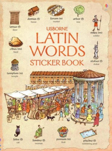 Usborne Latin Words Sticker Book [With Stickers] (Latin Edition) - Wide World Maps & MORE! - Book - Wide World Maps & MORE! - Wide World Maps & MORE!