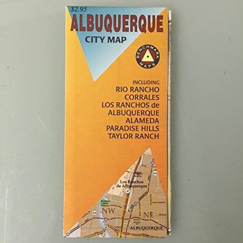 Albuquerque Benchmark Map (Benchmark Folded Maps: New Mexico) - Wide World Maps & MORE! - Book - Wide World Maps & MORE! - Wide World Maps & MORE!