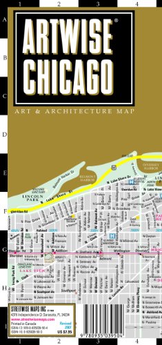 Artwise Chicago Museum Map - Laminated Museum Map of Chicago, Illinois - Wide World Maps & MORE! - Book - StreetWise - Wide World Maps & MORE!