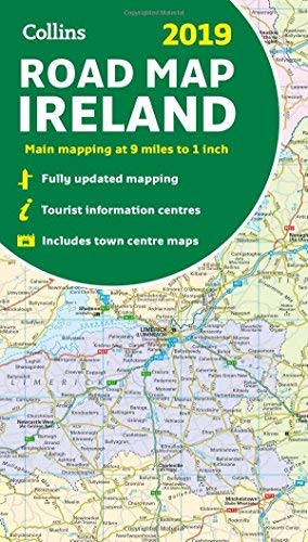 2019 Collins Road Map Ireland - Wide World Maps & MORE! - Book - Wide World Maps & MORE! - Wide World Maps & MORE!