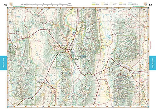 Nevada Road and Recreation Atlas - 8th Edition, 2021 [Map] Benchmark Maps - Wide World Maps & MORE!