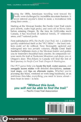 Pacific Crest Trail: Southern California - Wide World Maps & MORE! - Book - Menasha Ridge Press - Wide World Maps & MORE!