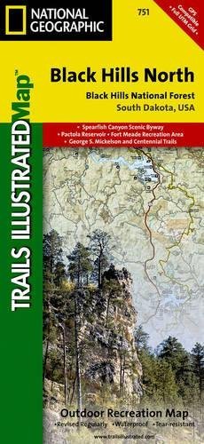 Black Hills North [Black Hills National Forest] (National Geographic Trails Illustrated Map) - Wide World Maps & MORE! - Book - National Geographic - Wide World Maps & MORE!