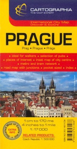 Prague Map - Wide World Maps & MORE! - Book - Cartographia - Wide World Maps & MORE!