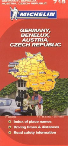 Michelin Map Germany Austria Benelux Czech Republic  719 (Maps/Country (Michelin)) - Wide World Maps & MORE! - Book - Michelin - Wide World Maps & MORE!