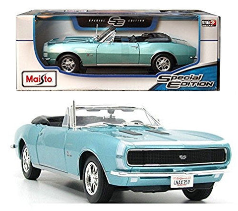 1967 Chevrolet Camaro RS/SS 396 Red 1/18 Diecast Model Car By Maisto Blue by Maisto - Wide World Maps & MORE! - Toy - Maisto - Wide World Maps & MORE!