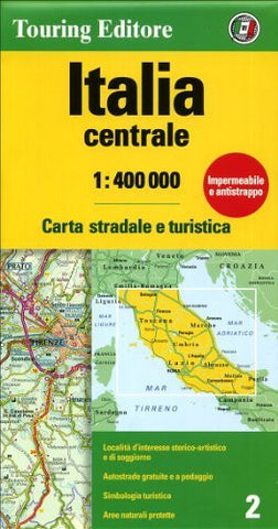 Italy Central: TCI.02 (Touring Club Italiano Road Maps) - Wide World Maps & MORE! - Book - Wide World Maps & MORE! - Wide World Maps & MORE!